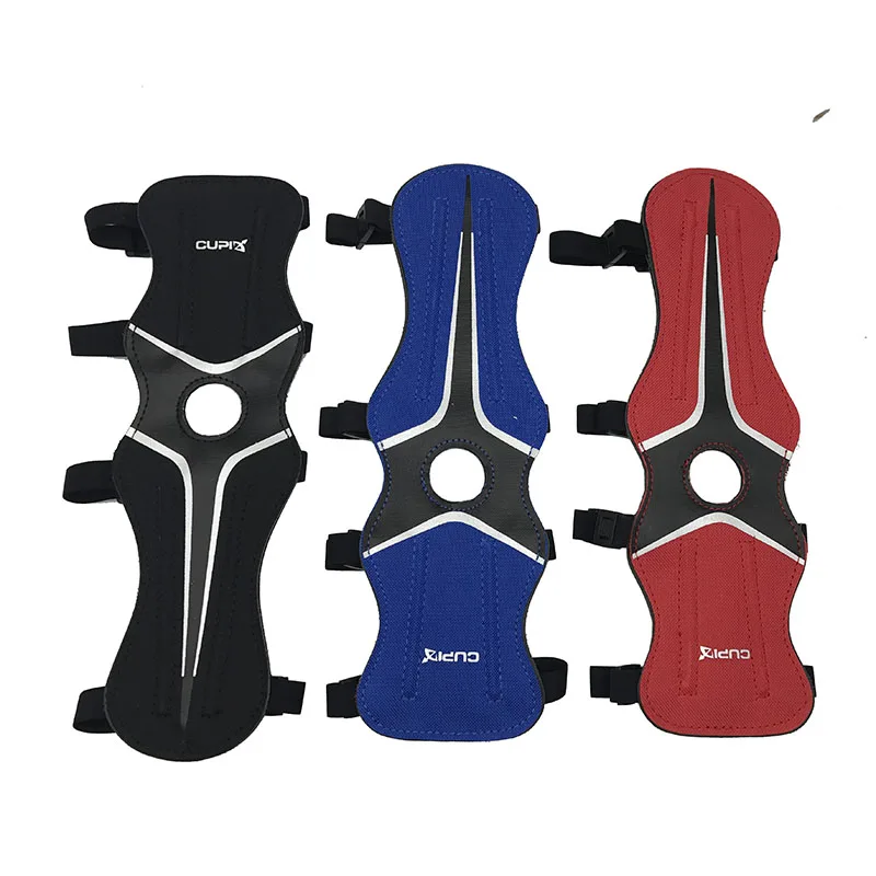 

4-Straps Adjustable Nylon Shooting Archery Arm Guard Bow Protection Arm Gear Safety Recurve Bow