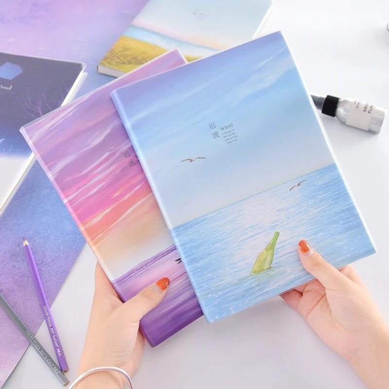 MIRUI Notebook stationery book small fresh college students thickening