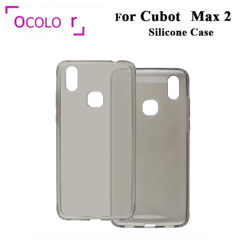 ocolor For Cubot Max 2 Silicone Case Soft Back Cover Protective TPU Mobile Phone Accessories |