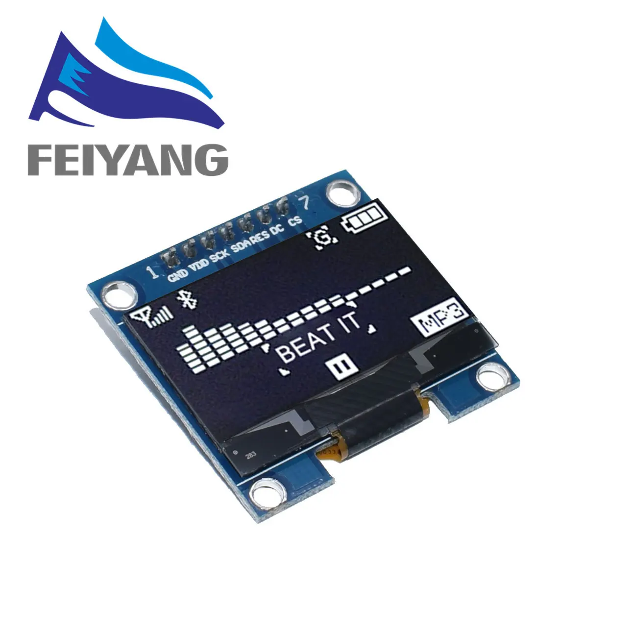 1 шт. 1,3 дюйма O светодиодный модуль белый/синий SPI/IIC IEC Коммуникационный Цвет 128X64 1,3 дюйма O светодиодный ЖК-дисплей светодиодный модуль 1," O светодиодный модуль