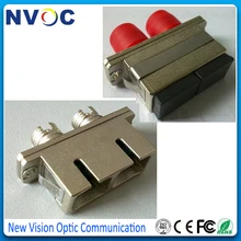 10 шт./lotFC-SC/SC-FC двухъядерный адаптер фланец(дуплексный металлический адаптер) муфта волоконно-оптический разъем, FC-SC дуплексный волоконный адаптер