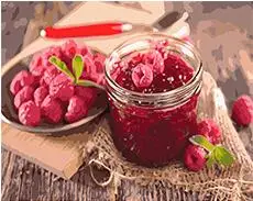 

MaHuaf-X1342 Raspberry jam painting by numbers DIY digital oil painting on canvas coloring by numbers for home decor