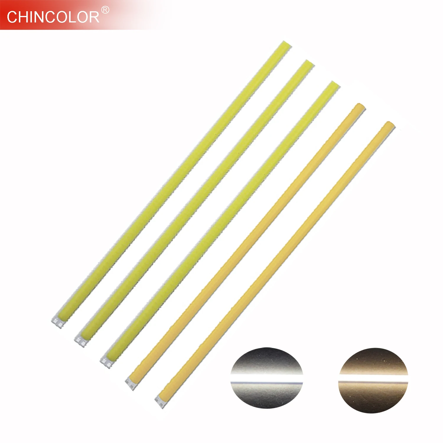 

5pcs Flip Cob Led Strip Tube Light Source DC12V 8W Thin 300MM Length Hard Bar Light DIY Car Boat Lighting Project 600mA JQ