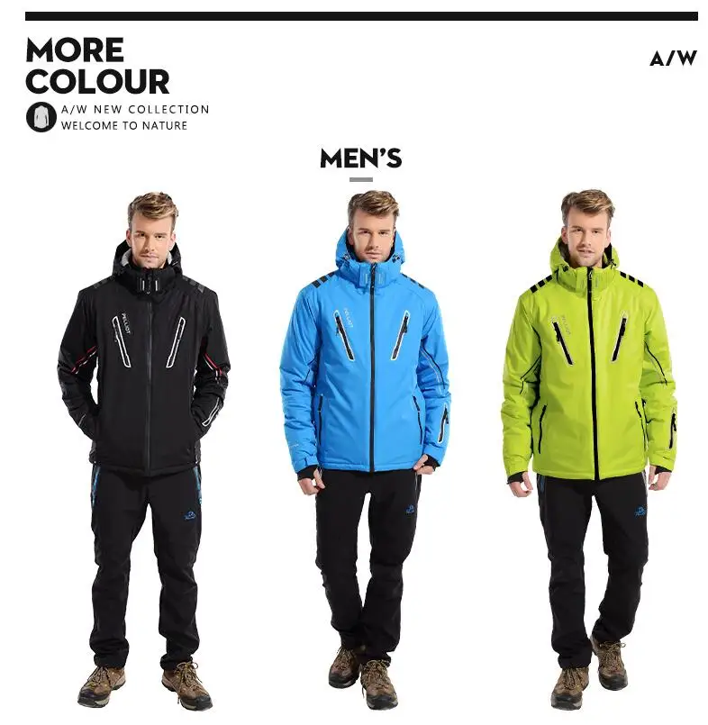 Новая гарантия, аутентичная! Pelliot, мужские лыжные костюмы, куртка, Мужская теплая куртка с хлопковой подкладкой для сноуборда, Мужская лыжная куртка