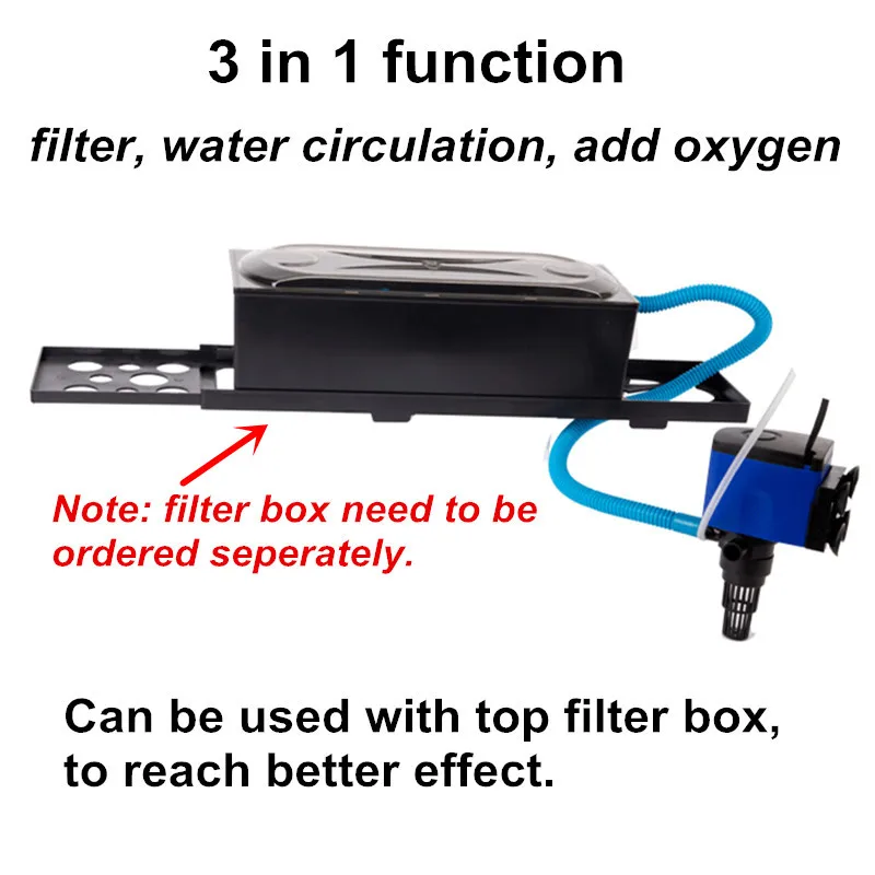 3 в 1 Многофункциональный аквариумный фильтр насос 220 В/насос-спрей кислородная фильтрация-серфинга/циркуляция воздушного насоса для аквариума
