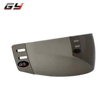 

Unique Design Face Guard Hockey Visor for Ice Hockey Player helmet outside anti-scratch and inside anti-fog shield visor by GY