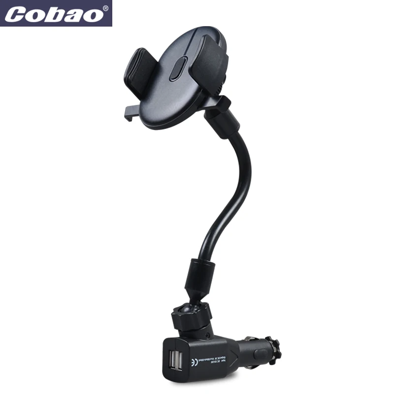 Cobao 5V 1A Car Holder Smartphone Charger For iPhone X 8 7 Plus Universal 360 Degree Mobile Samsung S9 S8 | Мобильные телефоны и