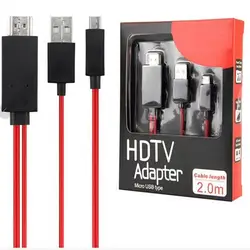 1080 P HDTV HDMI AV Кабель-адаптер Шнур зеркало литья для samsung s4/s3/s5 смартфон