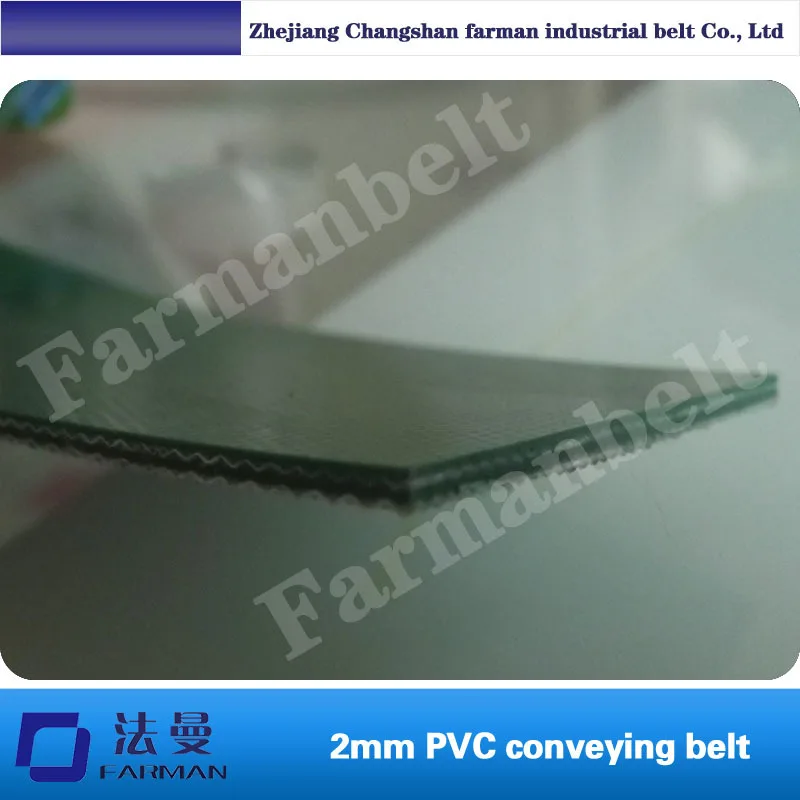

Farman PVC conveyor belt thickness: 1~5mm color: Green