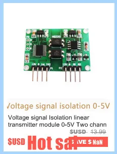 10pcs/lot PWM to voltage 0-5V 0-10V duty ratio linear transmitter module DIY Signal conversion Board SC06