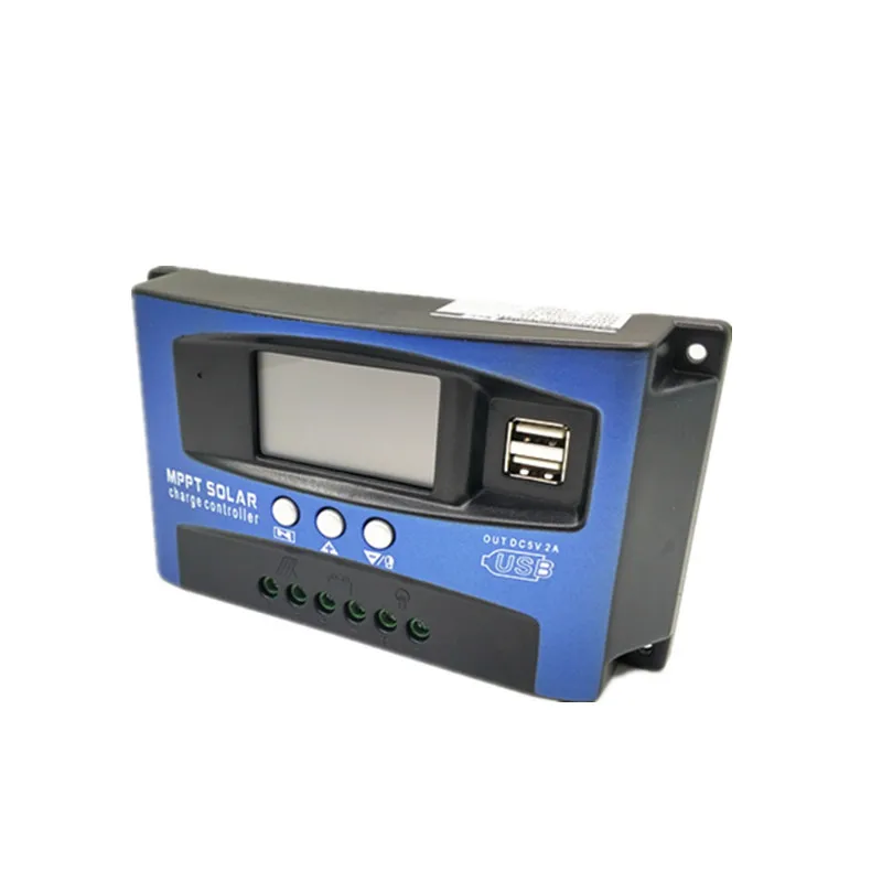 DC Солнечный контроллер 60A 12V24V автоматическое распознавание заряда батареи и регулятор разряда с USB