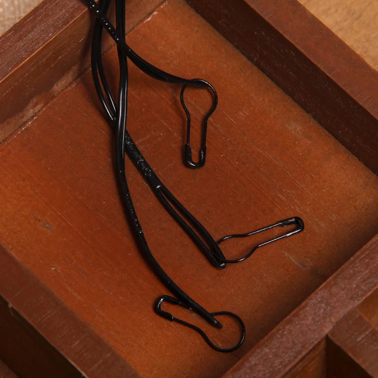 

800pcs Leather Rope with Cucurbit Pin Garment Tags Hang String Lock Pin Loop Fastener Hook Ties Accessories Free Shipping