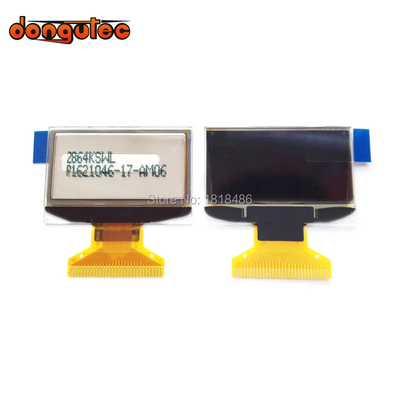 Dongutec 1 шт. 3 дюйма 30P Белый OLED сварочный экран SSD1306 Привод IC 128*64 Параллельный/SPI/I2C