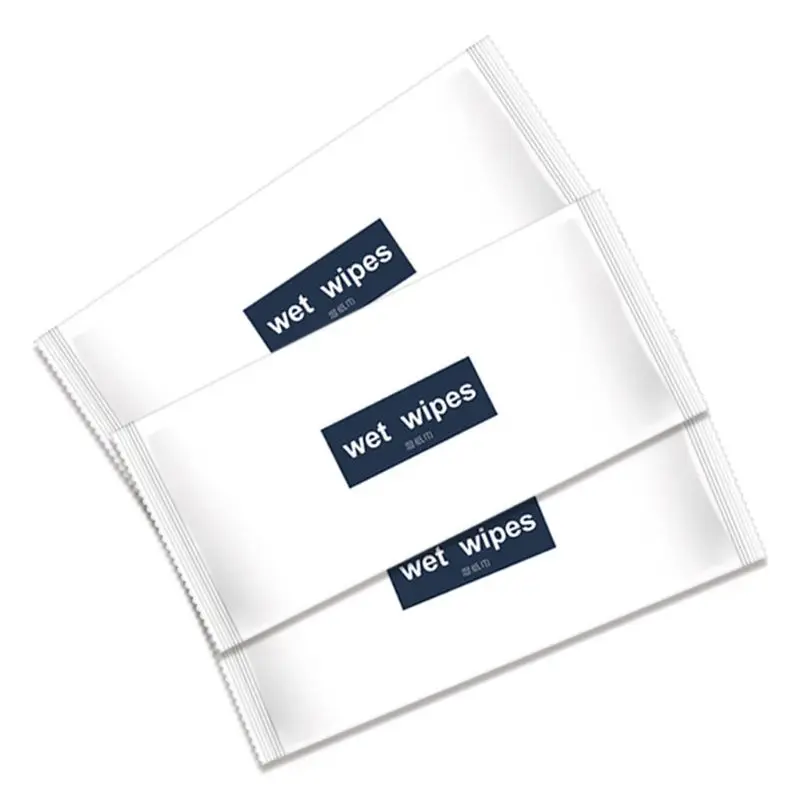 Beli 20 Pcs Sekali Pakai Nonwoven Tisu Basah Jaringan Individual Dibungkus Tangan Portabel Baru