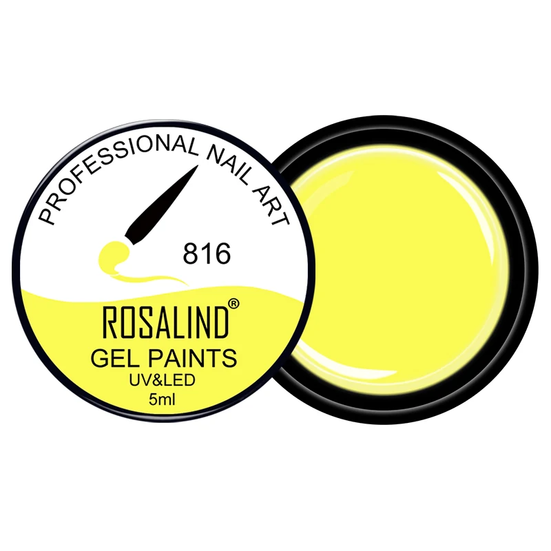 ROSALIND, новинка, Гель-лак для ногтей, 31 цвет, горячая Распродажа, Гель-лак, замачиваемый, УФ Гель-лак для ногтей, живопись, Гель-лак - Цвет: Color 816