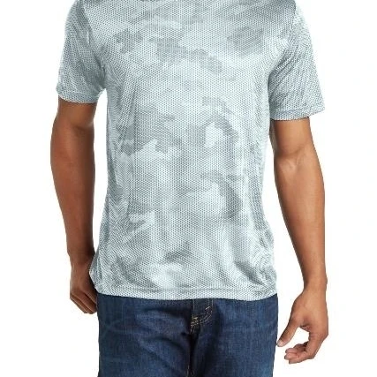 Sport-Tek ST370 CamoHex Tee White - Small (1)