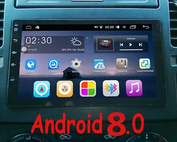 

Android 8.0 7'' Touch Car Radio Player GPS Navigation Universal 2 Din WiFi Bluetooth HD Radio Stereo Car Multimedia Player