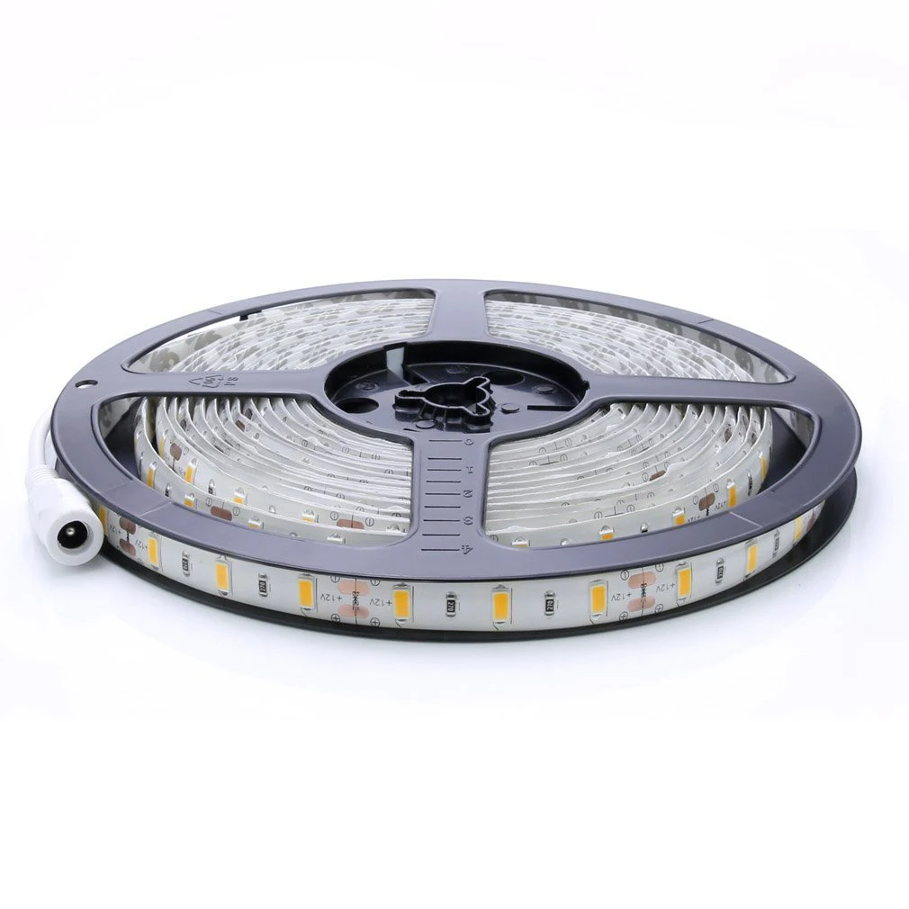 Flexible 5M DC 12V 36W SMD 2835*300 Leds IP20 Warm White(3000K) LED