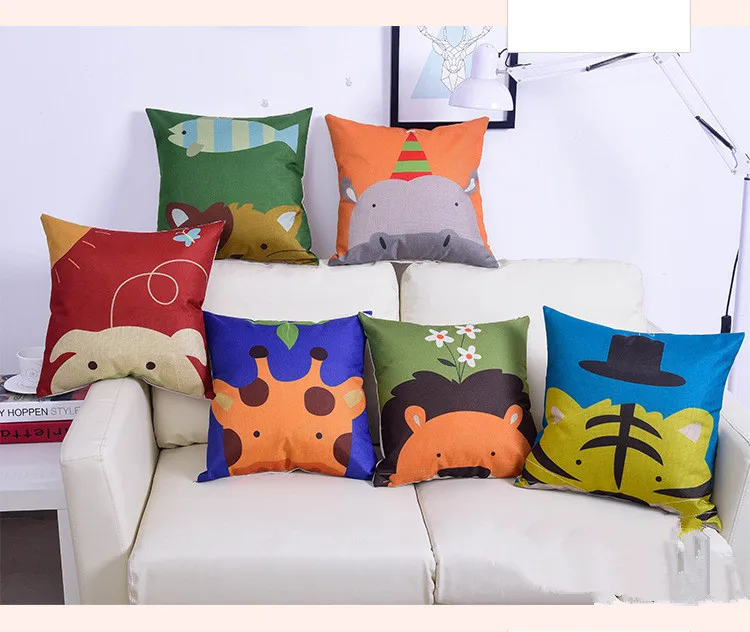 1 قطعة الكرتون الأزياء الترفيه أريكة وسادة مكتب تأثيث المنزل صوفا ديكور رمي سادة مع كور أوو 042