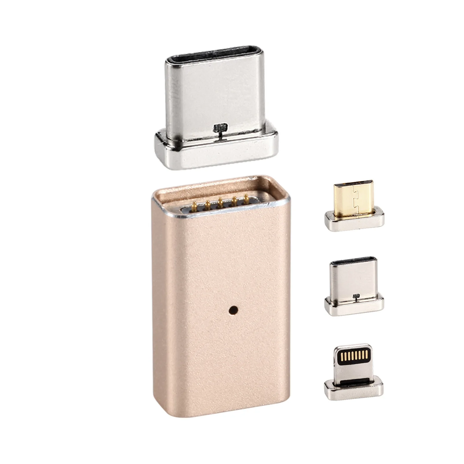 

Magnetic Adapter Micro USB to Type-C Converter USB Connector for iPhone Xiaomi Huawei Samsung Phone Charger Cable Connector