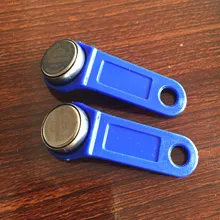 10 шт./лот DS1990A F5 TM1990 синий цвет только для чтения iButton I-Button ТМ карты не магнит электронный ключ IB теги