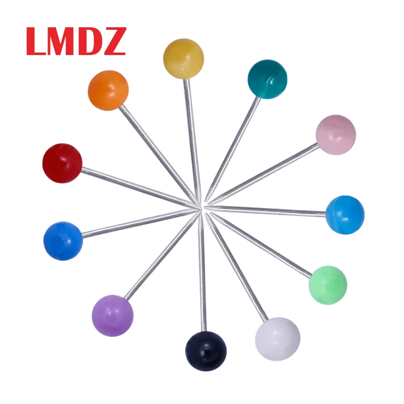 LMDZ 100 шт. Металические штифты с картой металлические безопасная цветная