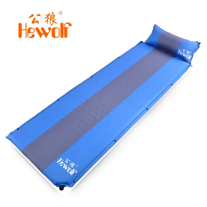 

Hewolf 4cm Thickening Single Camping Mat Moistureproof Comfortable Outdoor Camping Mat with Pillows can be Spliced 200*65*4 (CM)