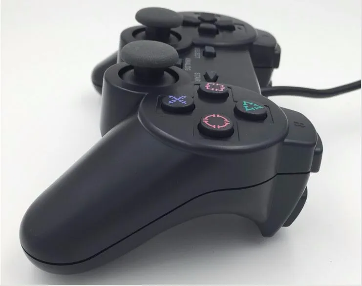 Проводной игровой контроллер для Sony PS2 Playstation 2 джойстик проводной геймпад