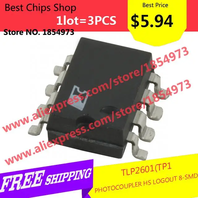 Free Shipping 3PCS=5.94 IC Integrated Circuit TLP2601(TP1,F