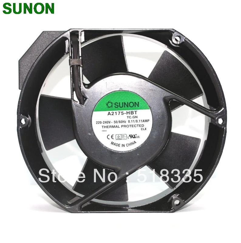 Вентилятор переменного тока для Sunon A2175 HBT 171х151х5 мм 17 см 17251 230VAC 50 60 Гц|ac fan|mm fanfan sunon |