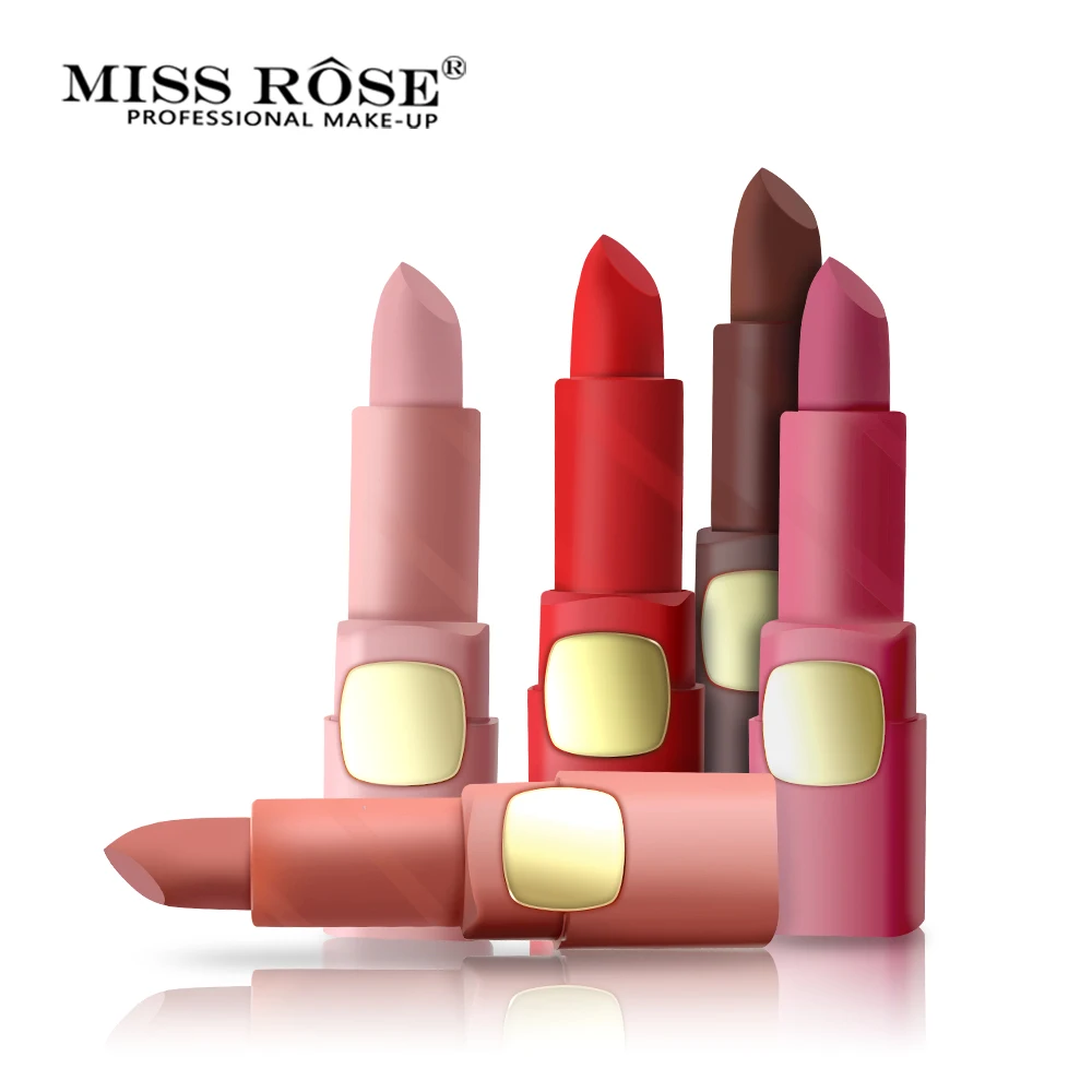 Miss Rose матовая помада Увлажняющий макияж водостойкая блеск для губ mate помады Make