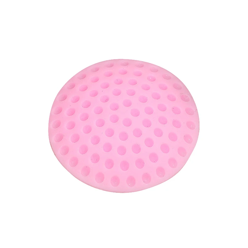 pink 1 шт. настенные утолщенные бесшумные дверные Обвайзеры для гольфа, стильные резиновые Обвайзеры, ручки, дверной замок, защитная накладка, Защитная Наклейка на стену для дома - Цвет: pink