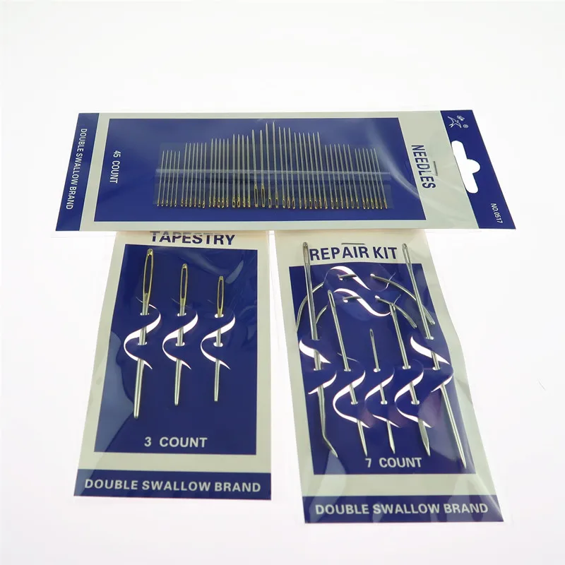 FREE SHIPPING high quality Double swallow gold tail hand sewing needle