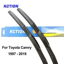 KCTION Премиум гибридная щетка стеклоочистителя для лобового стекла, u-образный крюк, резиновая щетка стеклоочистителя для Toyota camry, натуральный каучук