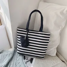 Большая вместительная сумка с мультяшным принтом, Холщовая Сумка на плечо, простая новая Холщовая Сумка, жаккардовая тканевая сумка, сумка для покупок в супермаркете