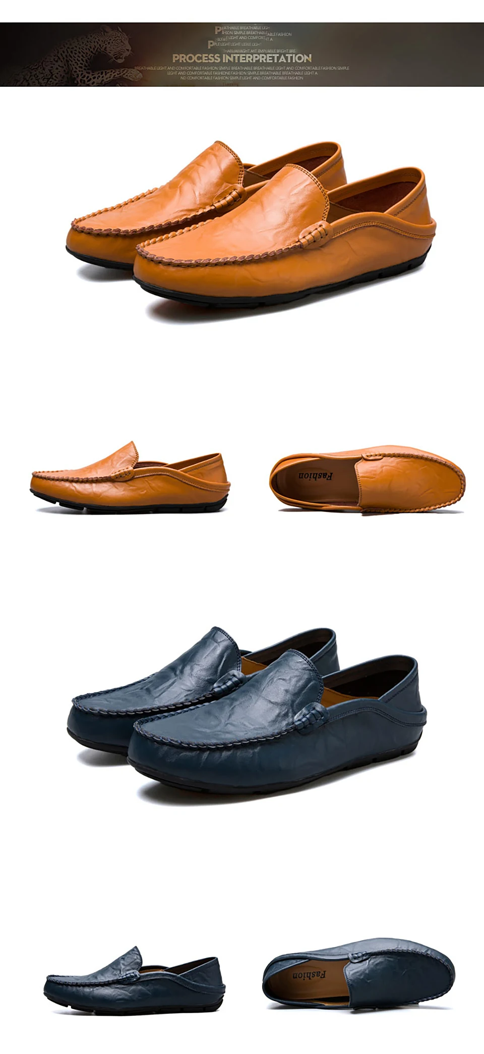 2019 модная кожаная мужская обувь повседневная мужская обувь на плоской подошве водонепроницаемая обувь мужская обувь без застежки