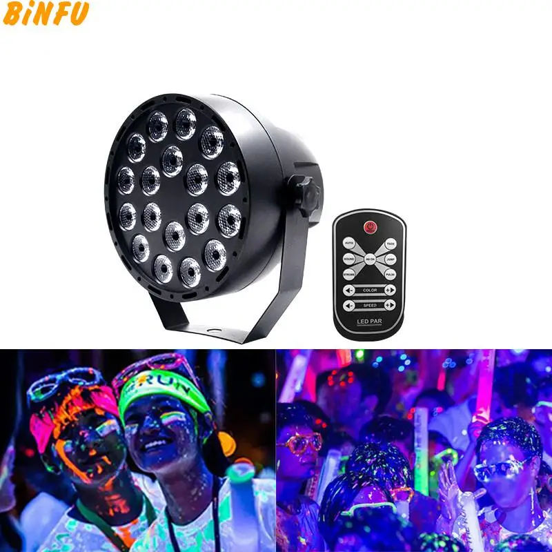

UV LED Stage Light Disco Light Mini Purple Disco Ball with DMX 512 Stage Lighting Effect Lights Stage Lamp for Dj Bar Party KTV
