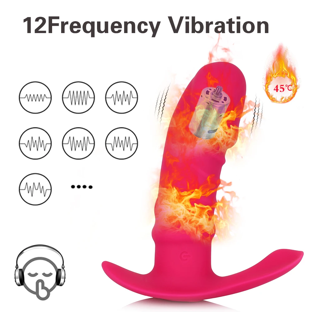 Wireless Remote Heating Dildo Vibrator for Woman Silicone Strap On Dildo Panties Adult Intimate Clitoris Stimulator Anal Sex Toy (20)