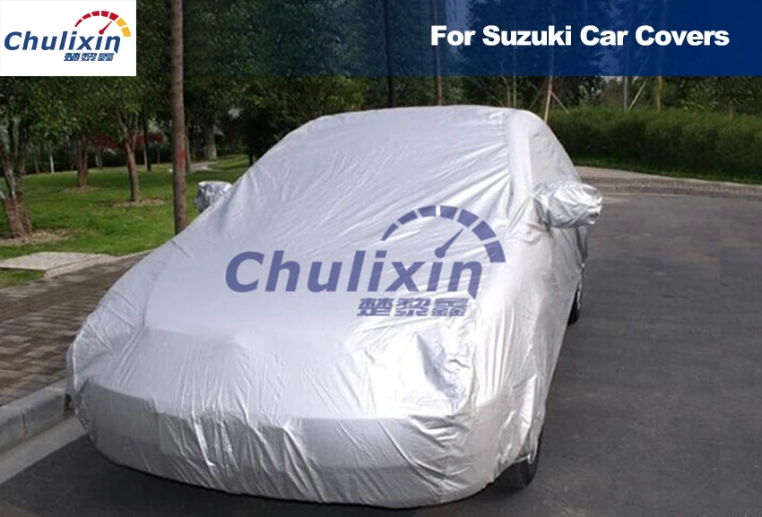 Car Covers Waterproof Sun UV Dust Rain Resistant Protection Gray for