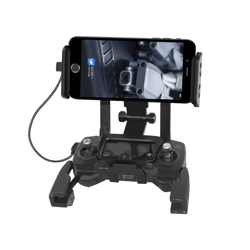 Remote Controller Tablet Holder Bracket Phone Mount Front View Clip For Dji Mavic Air Spark Drone Mavic Pro For Ipad Mini Drone Accessories Kits Aliexpress