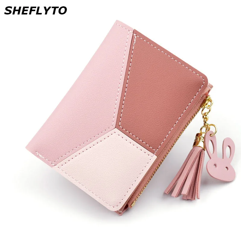 الفاخرة العلامة التجارية جلدية صغيرة محافظ النساء قصيرة سستة محفظة نسائية للعملات المعدنية شرابة تصميم مخلب محفظة الإناث المال حقيبة حامل ب... الفاخرة العلامة التجارية جلدية صغيرة محافظ النساء قصيرة سستة محفظة نسائية للعملات المعدنية شرابة تصميم مخلب محفظة الإناث المال حقيبة حامل ب...