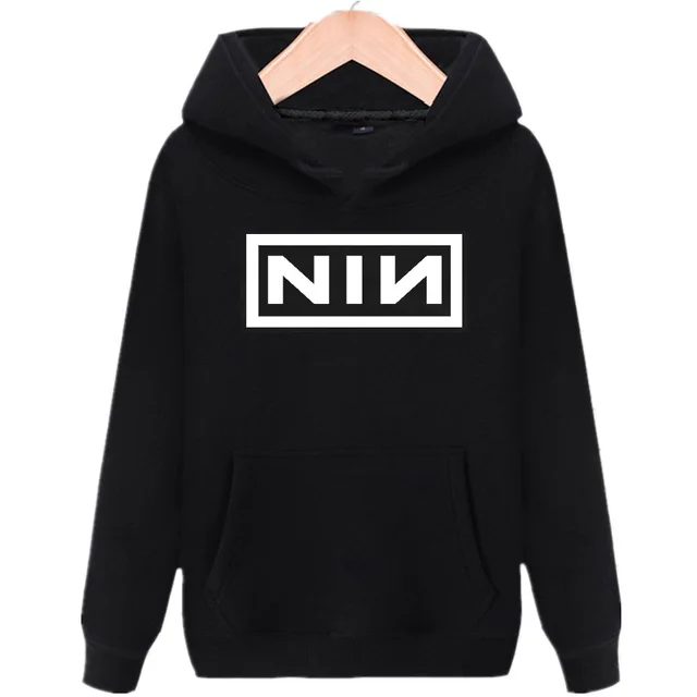 Nature cotton Nine Inch Nails rock band fleece hoodie NIN hooded