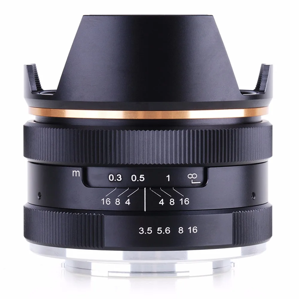 14 мм f/3,5 APS-C ручная фокусировка Prime фиксированный объектив для sony E-Mount NEX3 3N 5 5T 5R камера KAXINDA