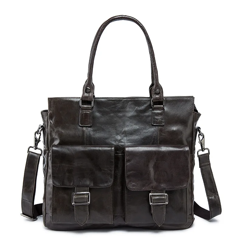 

fashion genuine leather men handbags England Style really cowhide men shoulder messenger bags briefcase men crossbody Laptop bag