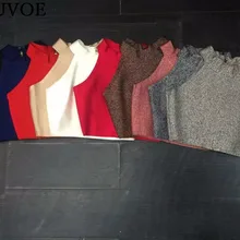 Высококачественный вязаный красный и черный бандажный топ с открытыми плечами, модный топ на бретелях для женщин, укороченный топ на бедрах, Vestidos feminios B248