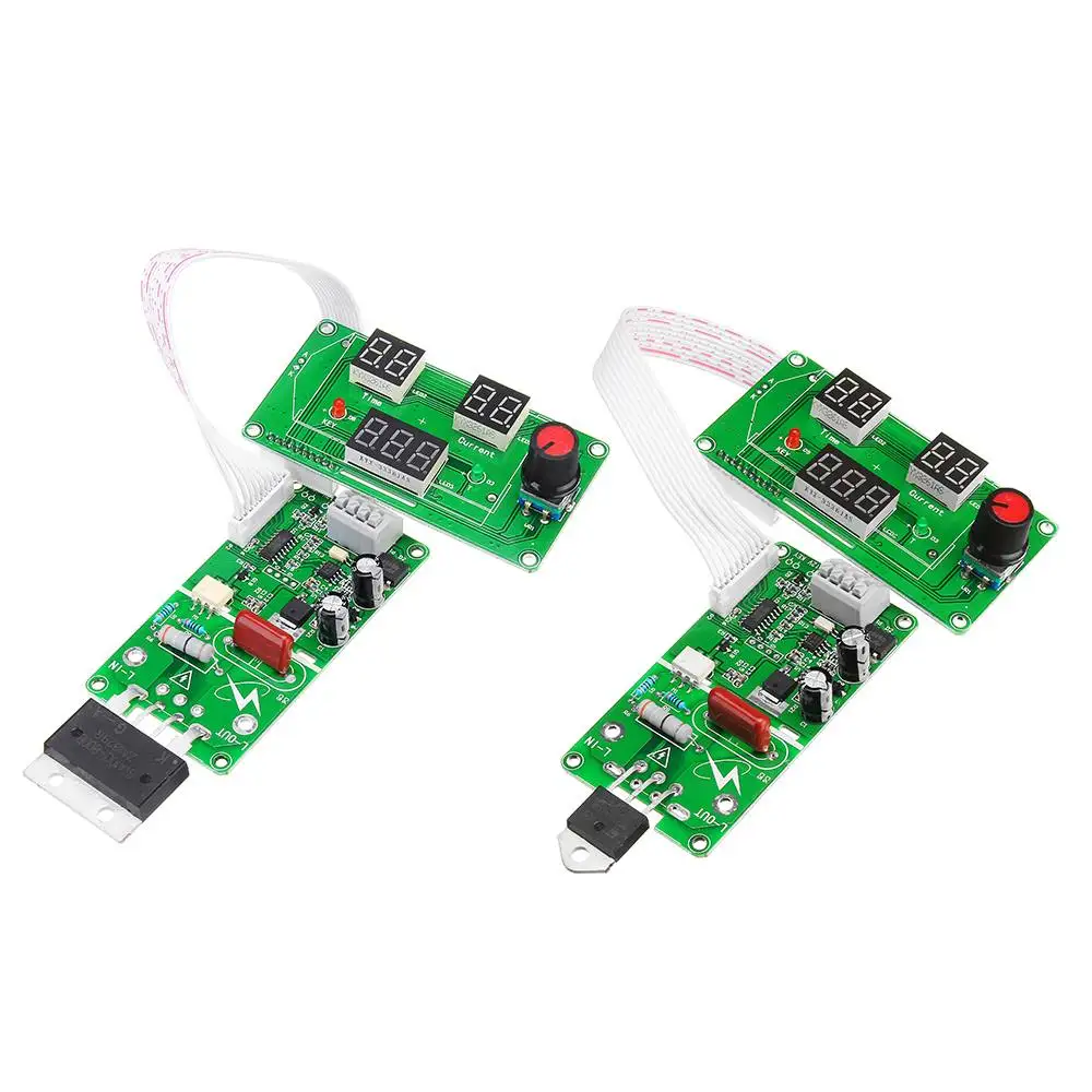 

40A 100A Single Double Pulse Digital Spot Welder Weldering Controller Board Spot Solder Soldering Machine Time Control Module