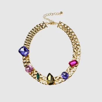 

Amorita boutique gold vintage short necklaces