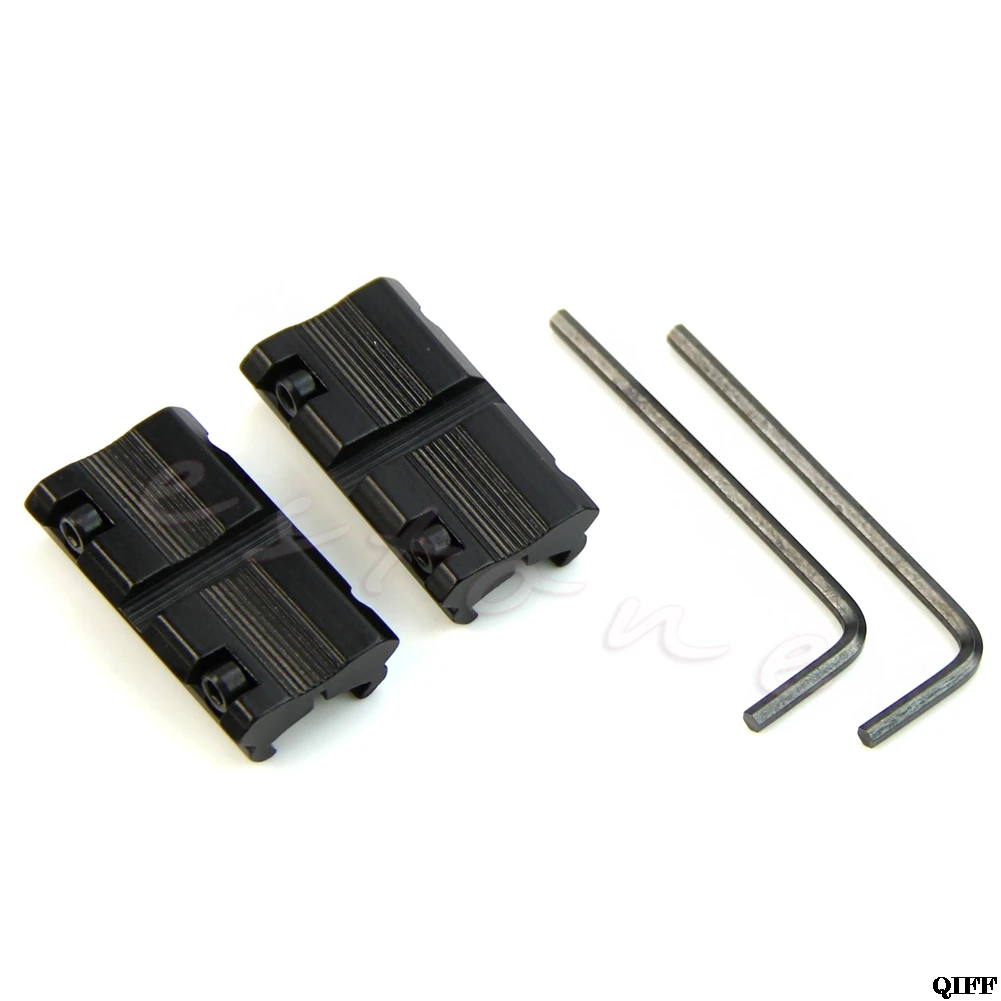 

2X Picatinny/W 3/8" 11mm Dovetail to 7/8" 20mm Weaver Rail Adapter Mount New MAR28