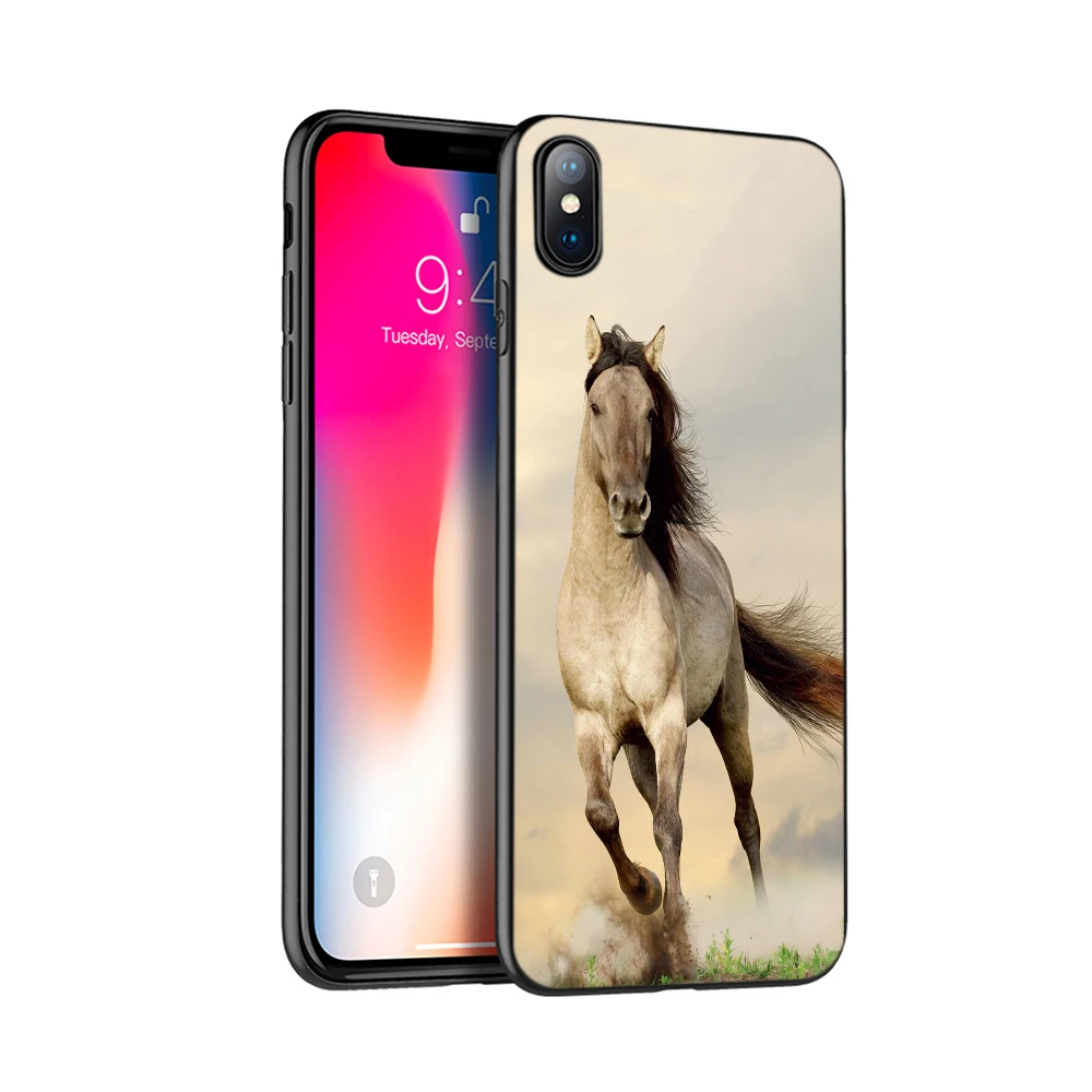 Черный ТПУ чехол для iphone 5 6 6s 7 8 plus x 10 силиконовый XR XS 11 pro MAX тонкий с рисунком