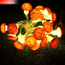 2,2 м, 20 светодиодов, праздничный светильник s пенный гриб, светодиодный светильник на батарейках, Рождественский винный бар, свадебная фея, украшение A